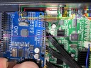 Schematické propojení Arduino UNO s deskou tiskárny