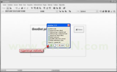 Generování statistik - poslední krok před vygenerováním statistik