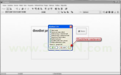 Úvodní nastavení - nastavení AutoStatu, rozšířené možnosti